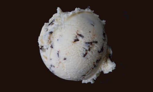 Mint Ice Cream with Chocolate Shavings